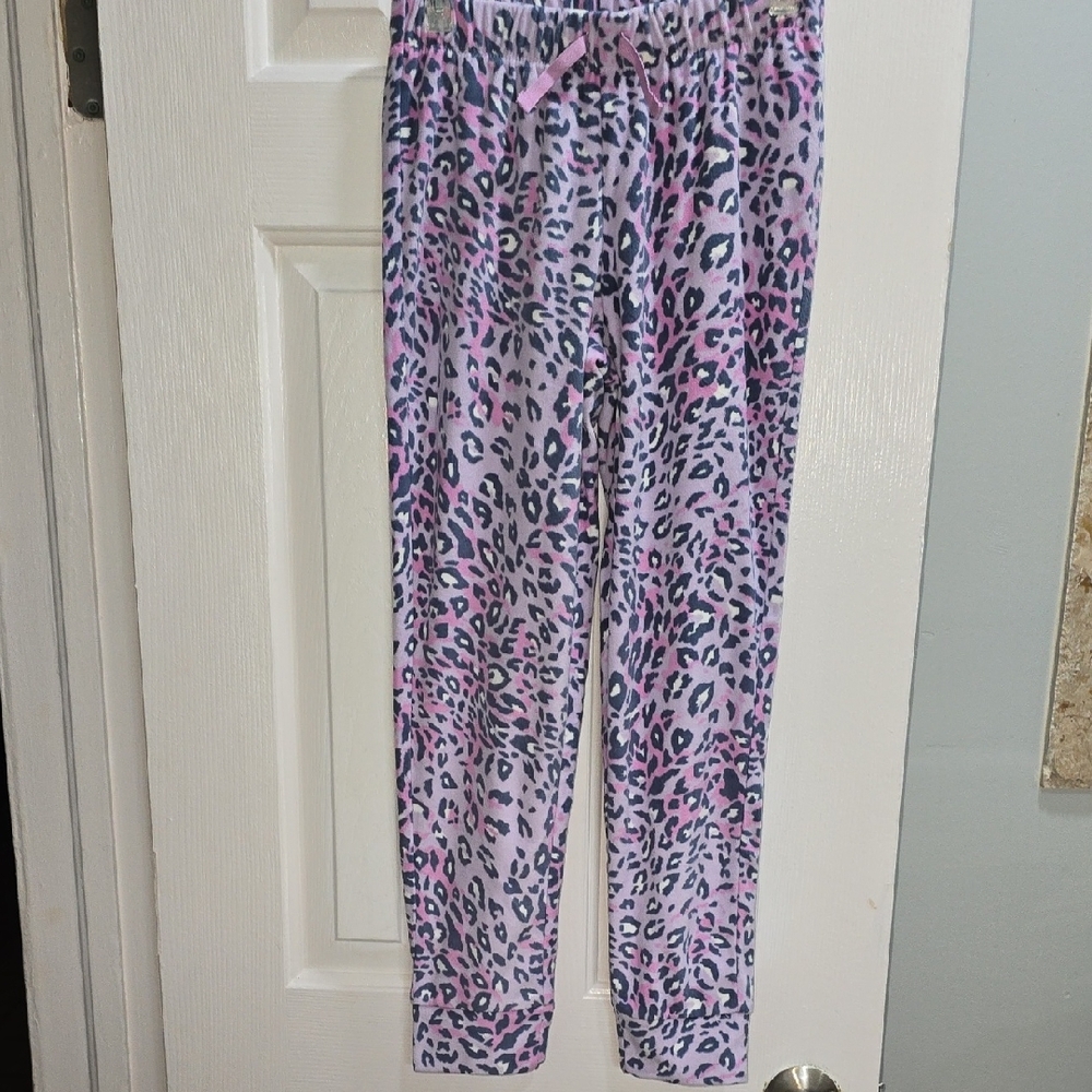 Wonder Nation Leopard Print Pajama Pants Kids Size M(7/8) - Picture 2 of 8